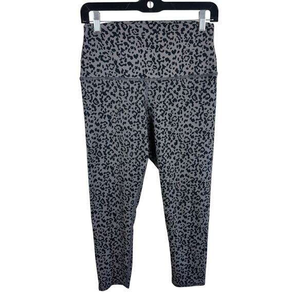 Evolution & Creation The Mia Legging Gray Leopard Skinny Ankle Fit Leggings Sz M - Picture 1 of 3
